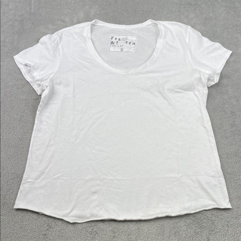 NEW Frank & Eileen S 100% Cotton White Short Sleeve T Shirt USA FLAW